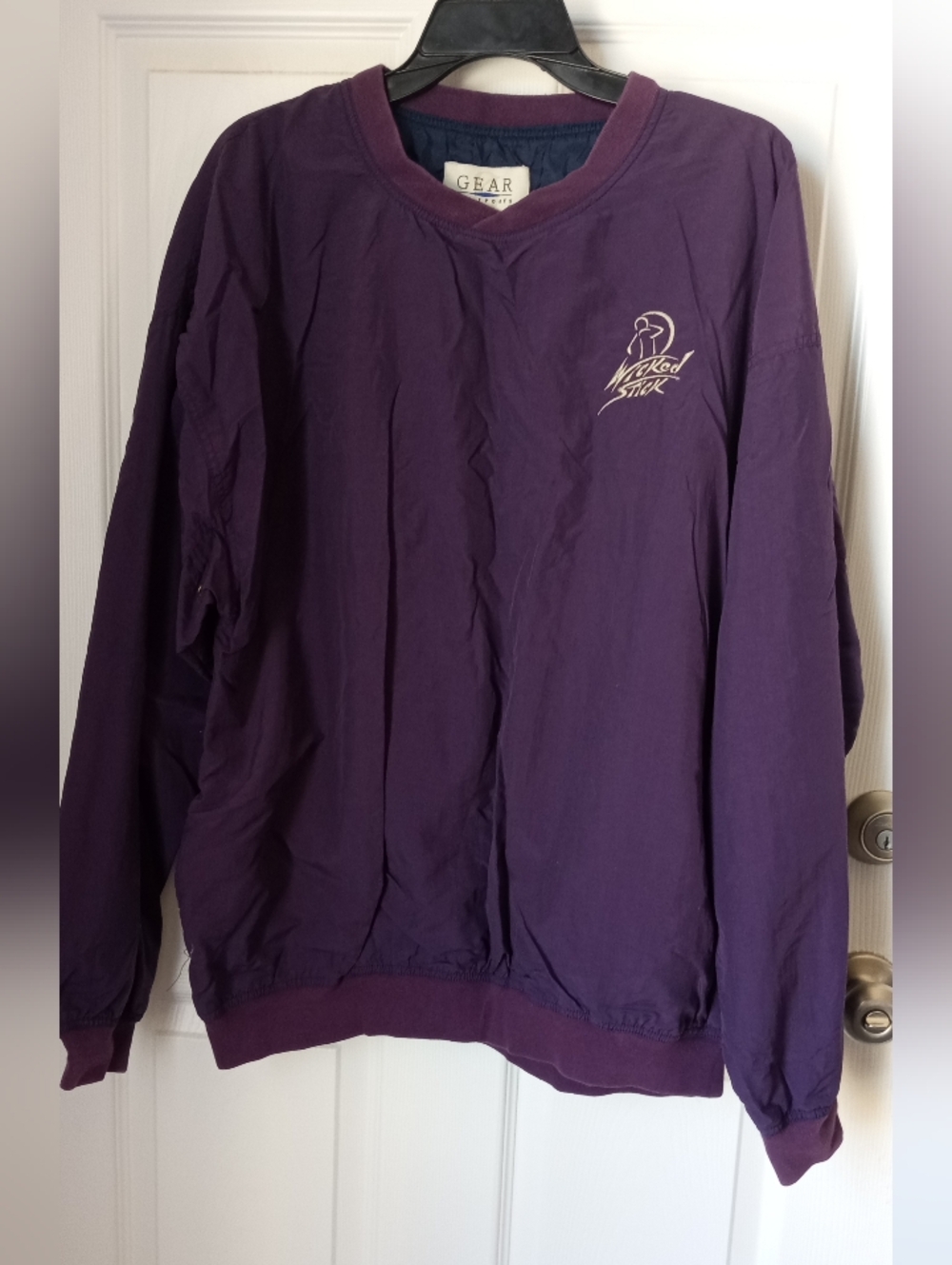 Gear For Sports Navy and Purple Windbreaker Jacket